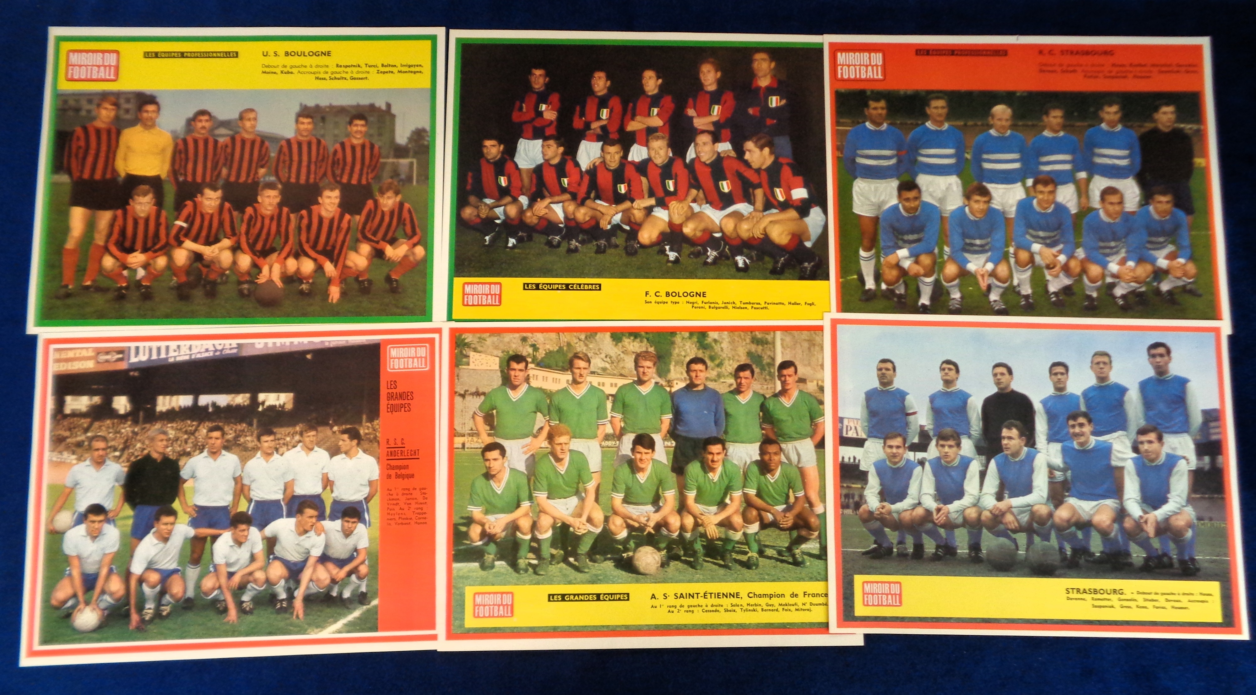 Trade supplements, France, 'Mirior Du Football' 25 large, colour, art plates featuring football - Image 3 of 4