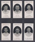 Cigarette cards, Taddy, Prominent Footballers (No Footnote), Wolverhampton Wanderers, six cards,
