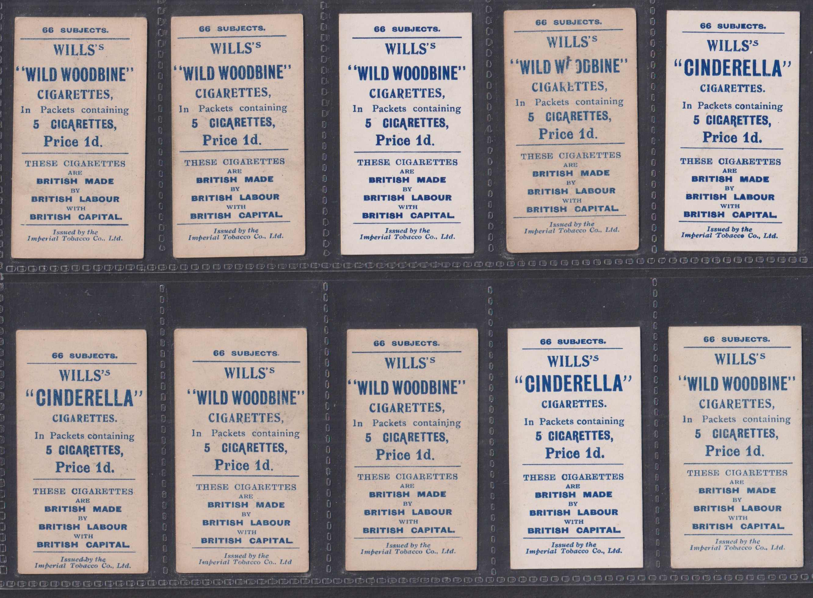 Cigarette cards, Wills, Football Series (50/66) INCLUDES, G.O. Smith, Bloomer, Athersmith, Foulkes - Image 4 of 12