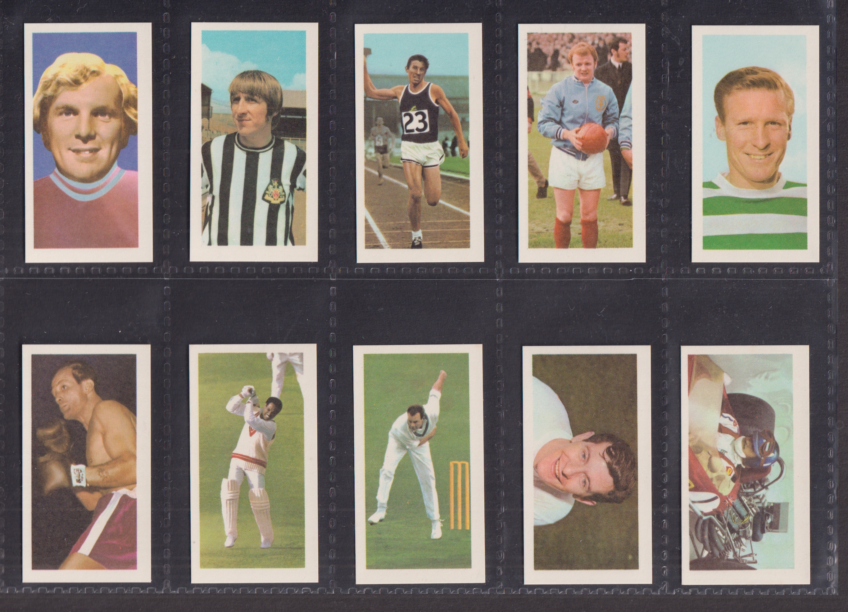 Trade cards, Barratt's, Famous Sportsmen (set, 50 cards) inc. Jack Nicklaus, Muhammed Ali, Pele, - Image 9 of 10
