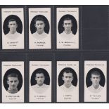Cigarette cards, Taddy Prominent Footballers (London Mixture), Fulham, seven cards, E. Coquet, H.