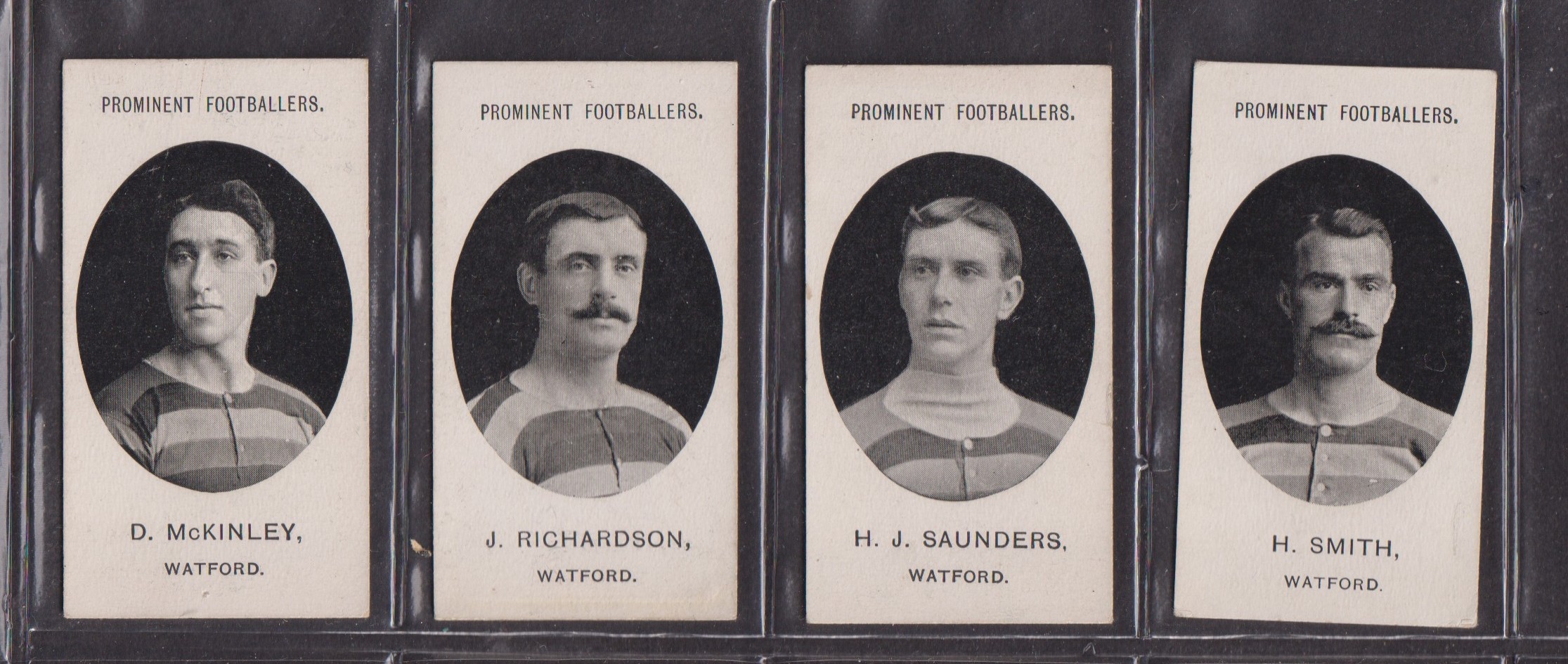 Cigarette cards, Taddy, Prominent Footballers (With Footnote), Watford, (14/15 missing Betts) ( - Image 3 of 4