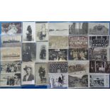 Postcards, 40 Subject cards to include early edition of the England football cup with a picture of a