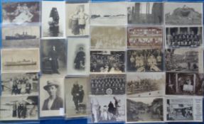 Postcards, 40 Subject cards to include early edition of the England football cup with a picture of a