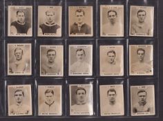 Cigarette cards, Phillip's, Pinnace Footballers, 'K' size, 90+ cards all low numbers inc. no 62, W