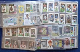 Trade cards, over 300 cards, all Football related from many different issuers, in part sets and