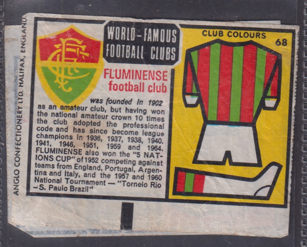 Trade cards, Anglo Confectionery, World Famous Football Clubs, (Wax Wrappers), 37 different (some - Image 7 of 7
