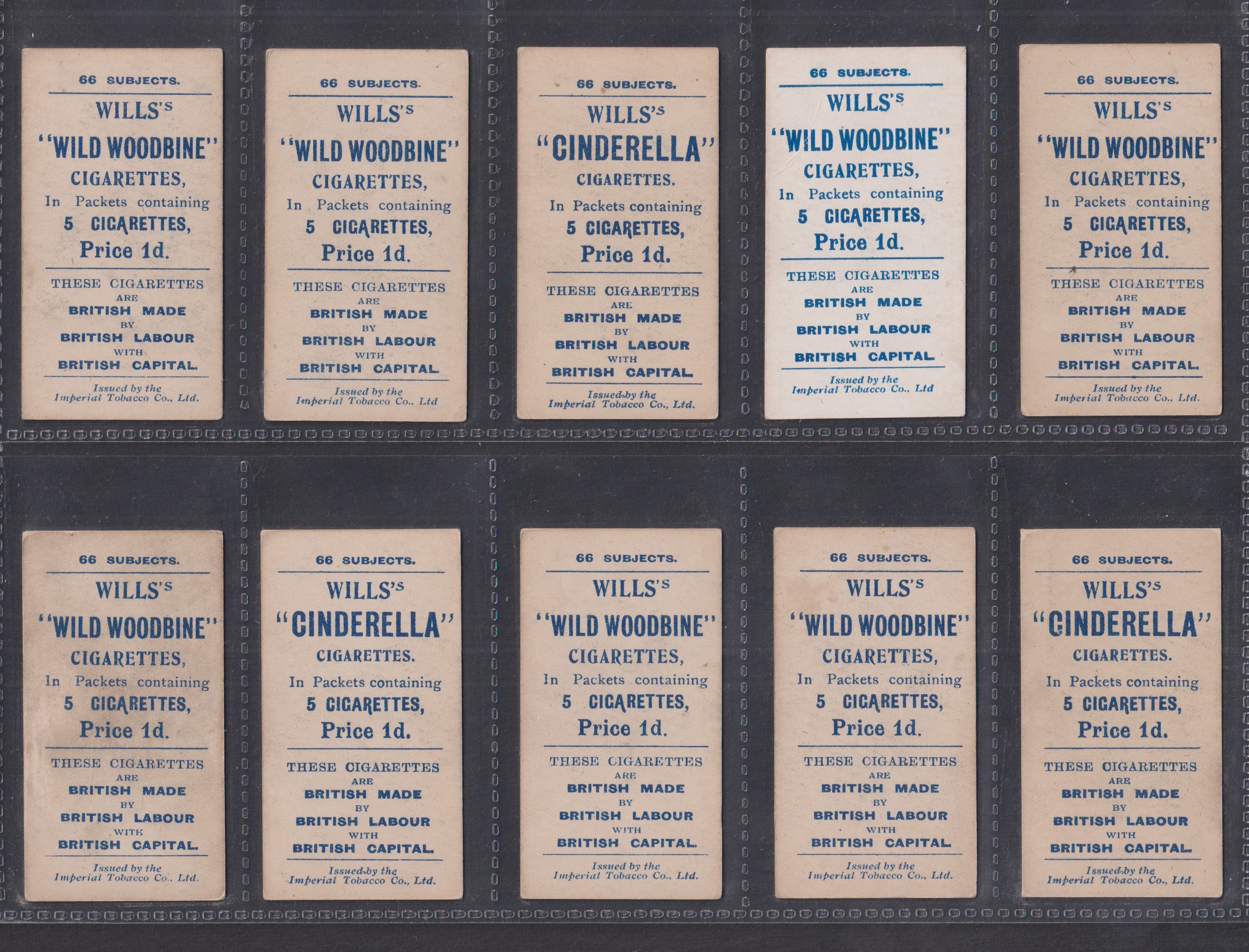 Cigarette cards, Wills, Football Series (50/66) INCLUDES, G.O. Smith, Bloomer, Athersmith, Foulkes - Image 6 of 12