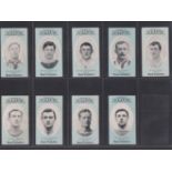 Cigarette cards, Cope's, Noted Footballers (Clips, 282 subjects), Chelsea, nine cards nos 238,