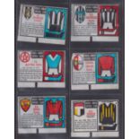 Trade cards, Anglo Confectionery, World Famous Football Clubs, (Wax Wrappers), 37 different (some