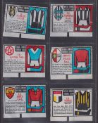 Trade cards, Anglo Confectionery, World Famous Football Clubs, (Wax Wrappers), 37 different (some