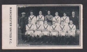 Trade card, Barratt's, Cricketers, Footballers & Football Teams, type card, Manchester United