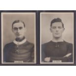 Cigarette cards, Phillip's, Footballers, (Premium Issue), 4 cards, no 323 E F Tomkins, no 639 W