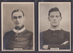 Cigarette cards, Phillip's, Footballers, (Premium Issue), 4 cards, no 323 E F Tomkins, no 639 W