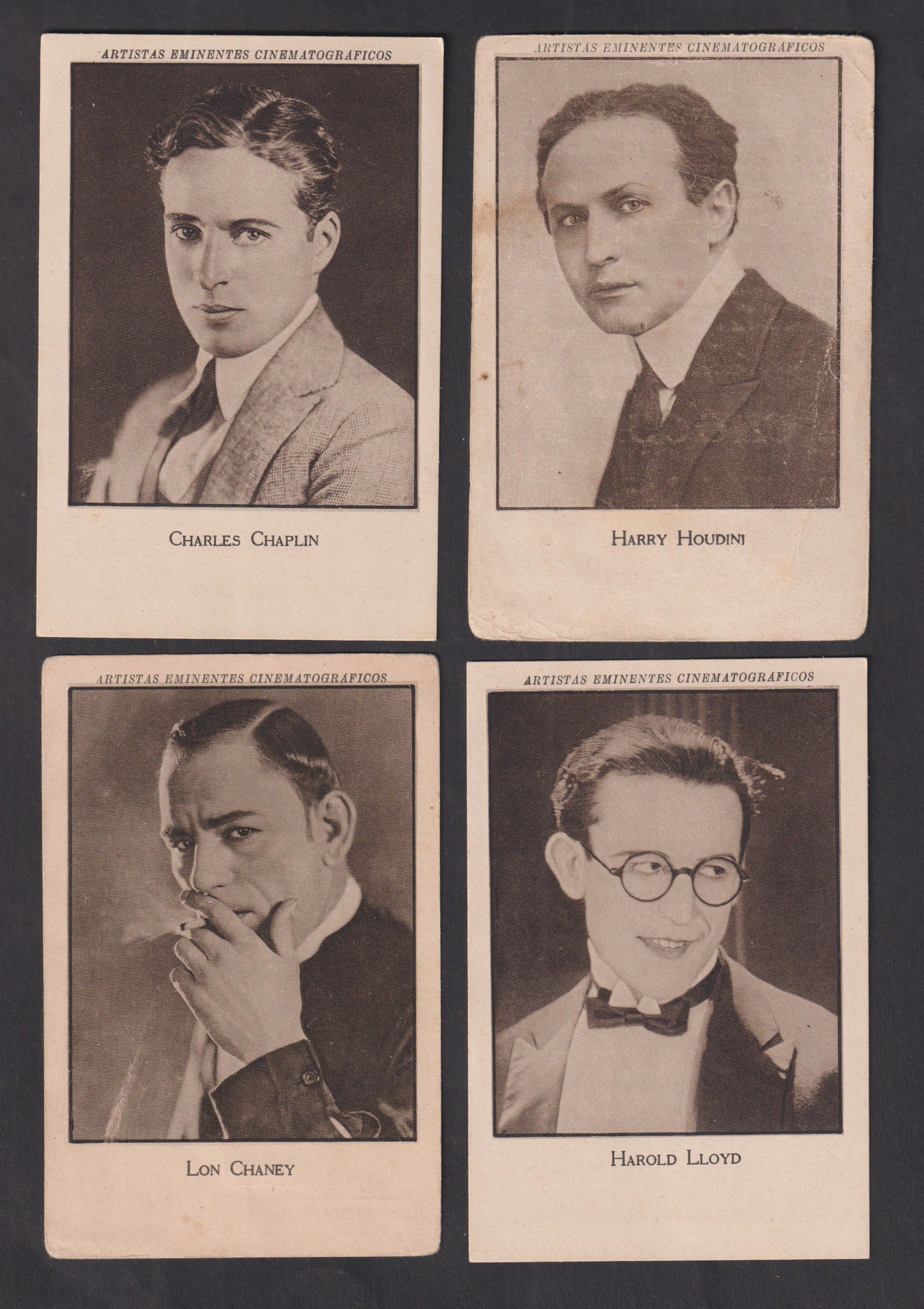 Trade cards, Spain, Jaime Boix, Eminent Cinema Artistes, 'P' size, five sets, Serie VI, VII (one