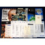 World Cup memorabilia, 1994-2202, selection of approx. 15 items inc. USA 1994 World Cup draw