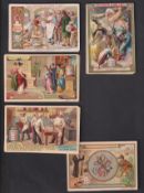 Trade cards, Liebig, six Italian edition sets, Scandinavian Mythology S412, Monograms S414, The