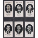Cigarette cards, Taddy, Prominent Footballers (No Footnote), Hull City, six cards, G. Browell, D.