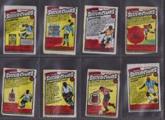 Trade cards, Anglo American Chewing Gum, Famous Soccer Clubs (Wax Wrappers) 82 wrappers (some with