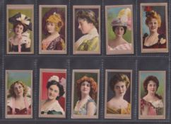 Cigarette cards, Japan, Murai Bros., Beauties, 10th Set, CRB Book 118, fig. 10-2 (set, 25 cards) (