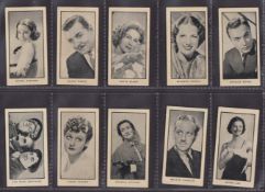 Cigarette cards, Argentina, Falcon Calvo, Cinema Stars Serie C, (50 cards numbered between 1-51,