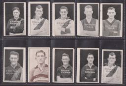 Trade cards, Australia, Thorogood's, Australian Rules Football, 22 cards from various series (