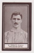 Cigarette cards, Anon, International Footballers 1909-1910 (Brown surround, plain backs) (61/67,