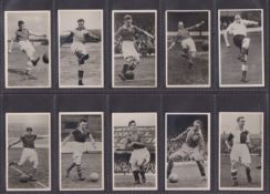 Trade cards, P A Adolph. Famous Footballers (Photographic Series) 38/50 including Charles, Matthews,