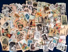 Trade cards, Spain, a collection of 500+ cards, mostly anonymous, plain back issues, many