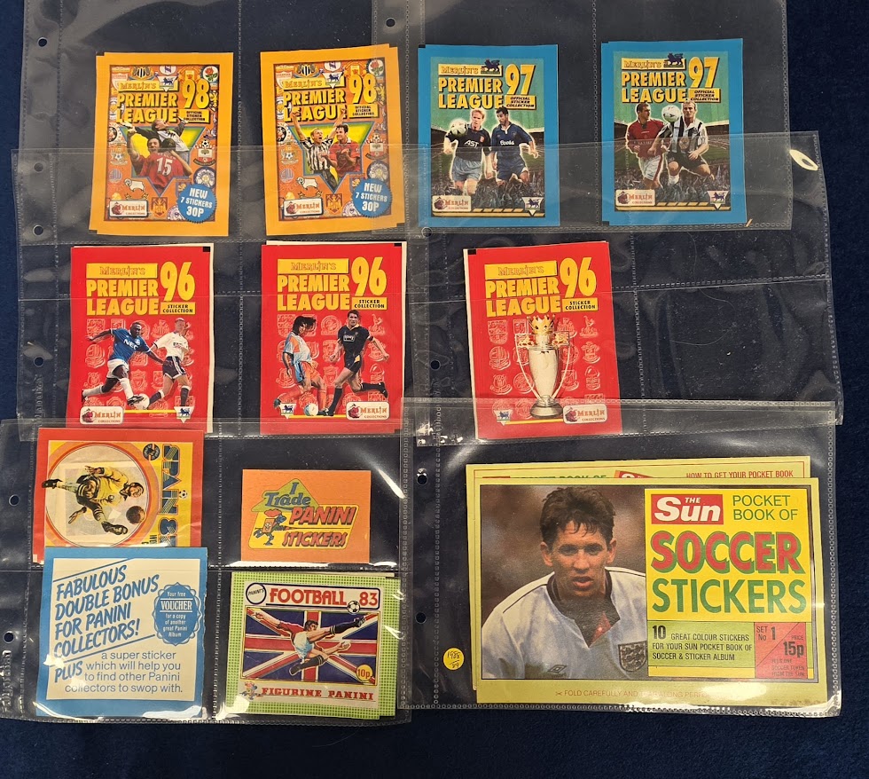 Trade sticker packets, Football, a collection of 100+ unopened sticker packets from various football - Image 4 of 5