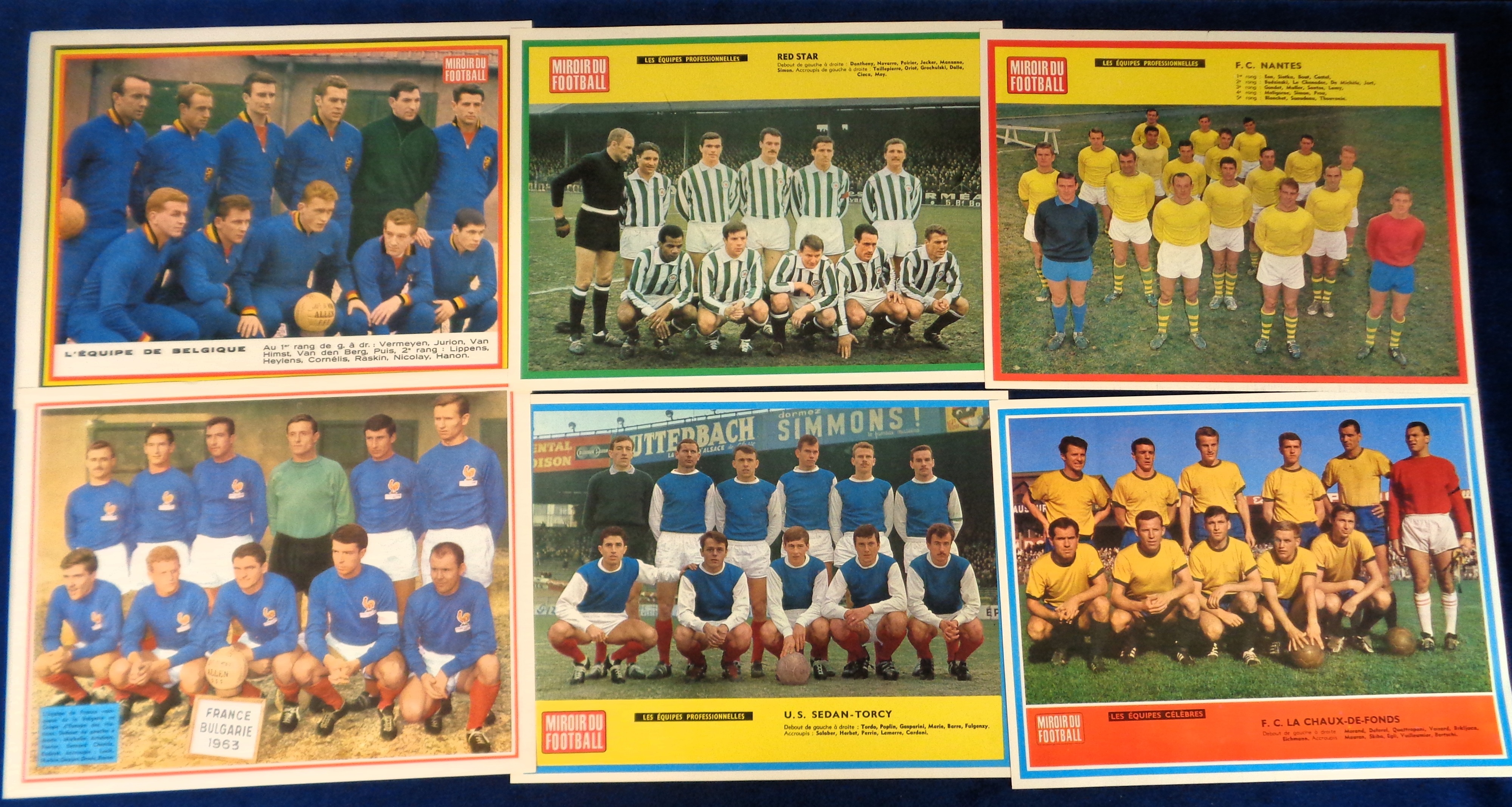 Trade supplements, France, 'Mirior Du Football' 25 large, colour, art plates featuring football - Image 2 of 4