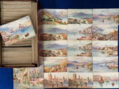 Postcards, Tucks, Henry Wimbush, approx. 800 cards to include villages, mountains, coastal,