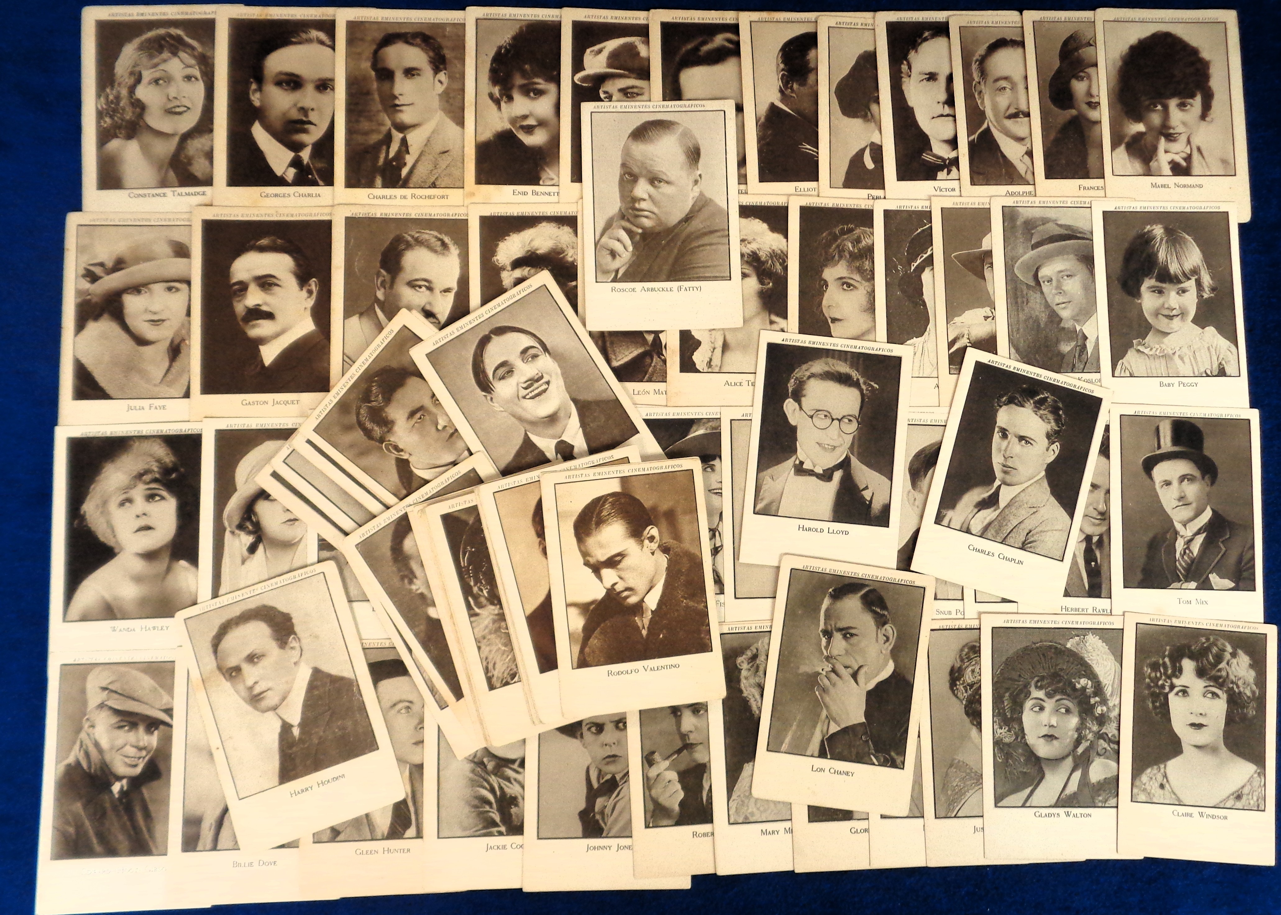 Trade cards, Spain, Jaime Boix, Eminent Cinema Artistes, 'P' size, five sets, Serie VI, VII (one - Image 3 of 3