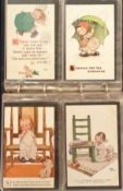 Postcards, a small album containing 116 cards to comprise 86 Mabel Lucie Attwell and 30 Margaret