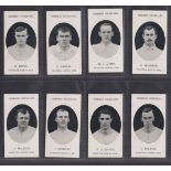 Cigarette cards, Taddy, Prominent Footballers (No Footnote), Preston North End, eight cards, R.