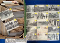 Postcards, Foreign Topographical, approx. 1200 cards, RPs, printed and artist drawn, covering a wide