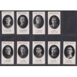 Cigarette cards, Taddy, Prominent Footballers (No Footnote), Swindon Town, nine cards, C. Bannister,