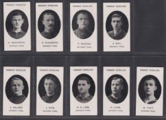 Cigarette cards, Taddy, Prominent Footballers (No Footnote), Swindon Town, nine cards, C. Bannister,