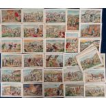 Trade cards, Spain, Jaime Boix, The Africa Campaign, 1909 (Melilla War), 'P' size (set, 50 cards) (