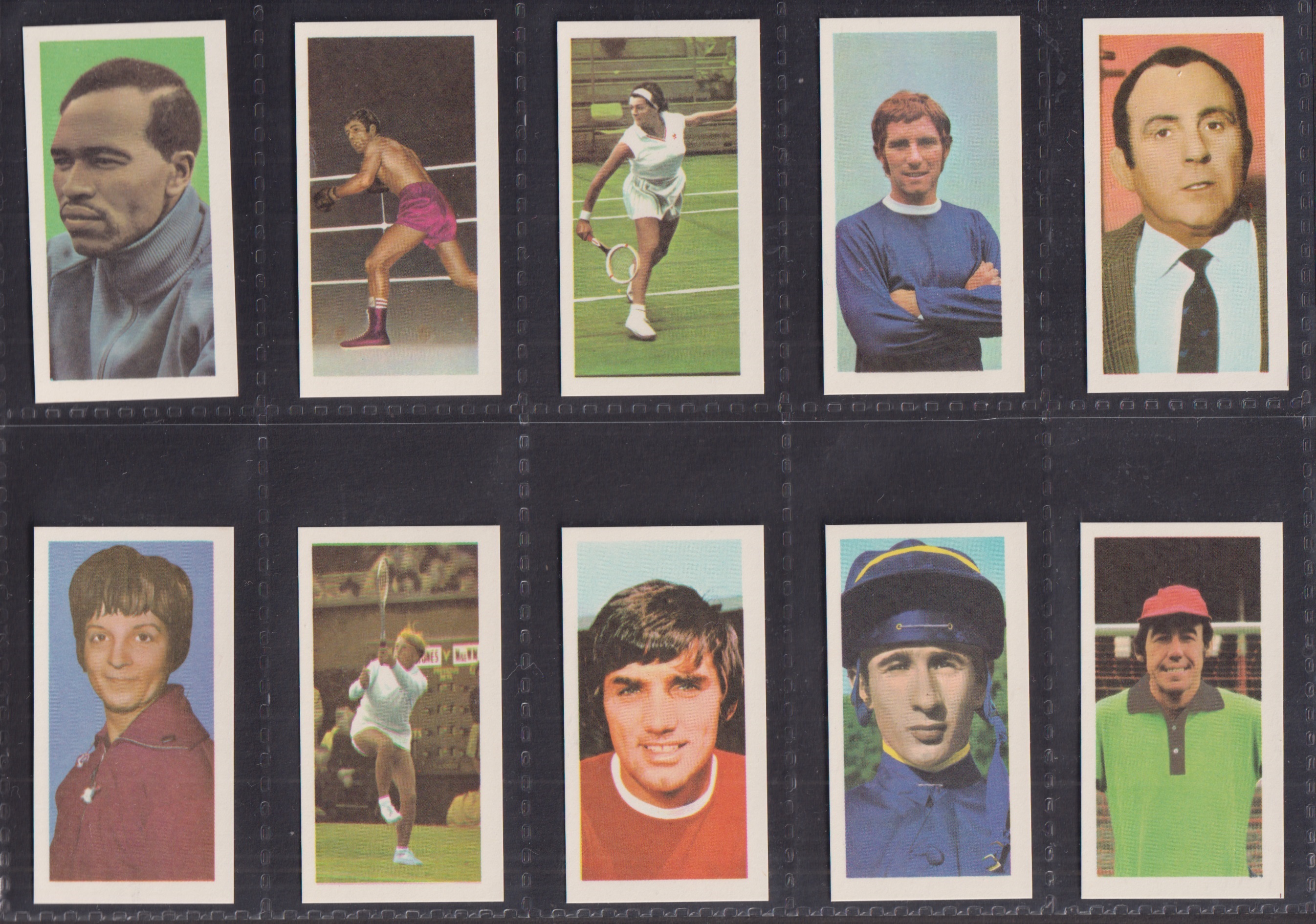 Trade cards, Barratt's, Famous Sportsmen (set, 50 cards) inc. Jack Nicklaus, Muhammed Ali, Pele, - Image 7 of 10