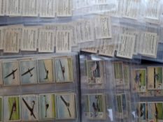 Cigarette cards, Germany, Saba approx. 500 cards nearly all Eroberung der Luft (Aircraft) series,