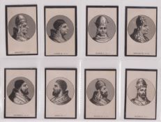 Cigarette cards, Malta, Cousis, Popes of Rome (Popes after A.D.41), 'M' size, 59 cards (one poor