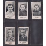 Trade cards, Barratt's, Cricketers, Footballers & Football Teams, Arsenal, five cards, Chas. Buchan,