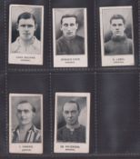 Trade cards, Barratt's, Cricketers, Footballers & Football Teams, Arsenal, five cards, Chas. Buchan,