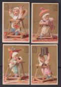 Trade cards, Liebig, Children on Wheeled Trollies, ref. S31 (set, 6 cards) (gd)