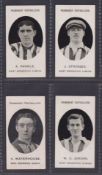 Cigarette cards, Taddy Prominent Footballers, West Bromwich Albion, four cards, A. Waterhouse (