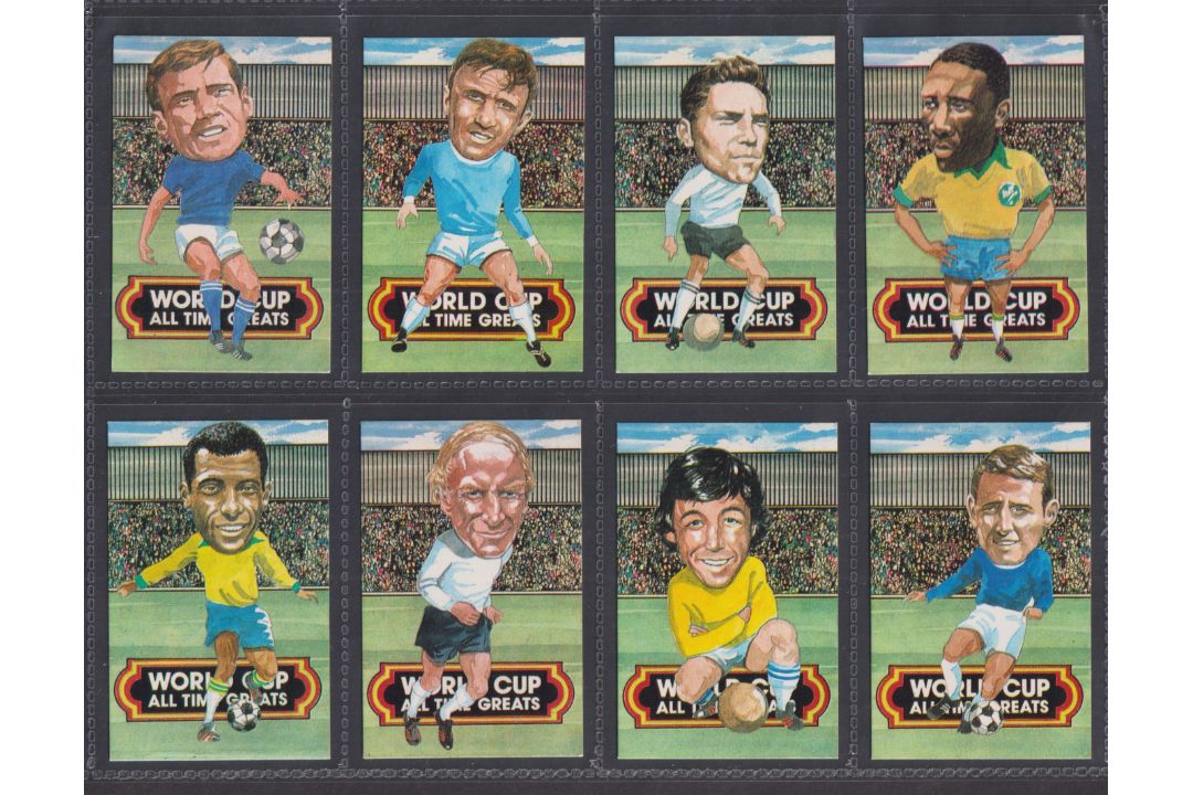 Trade cards, City Bakeries, World Cup All Time Greats, 'M' size , 19 cards nos 3, (sl mark to back), - Image 3 of 6