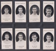 Cigarette cards, Taddy, Prominent Footballers (London Mixture), Fulham, 8 cards, E. Charlton, J.