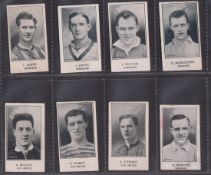 Trade cards, Barratt's, Cricketers, Footballers & Football Teams, eight Scottish cards, T. Curry, J.