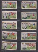 Cigarette cards, Churchman's, Footballers (Coloured) (set, 50 cards) (some with sl marks, gen gd)